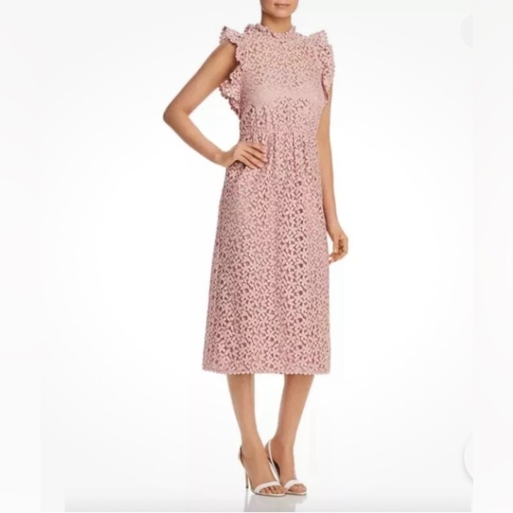 Kate Spade New York Flora Lace Ruffle Dress size 12 - Picture 1 of 16